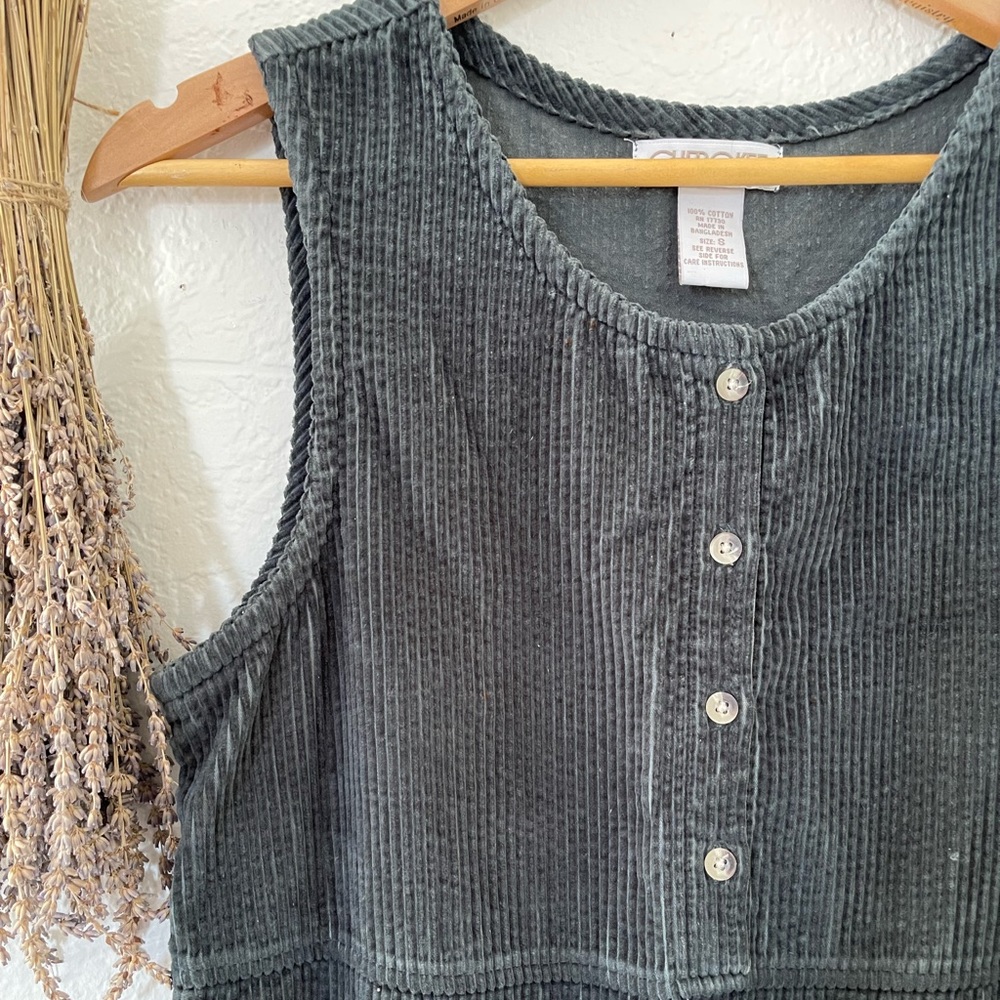 Vintage corduroy maxi dress